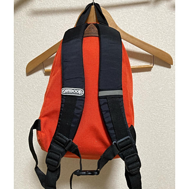 OUTDOOR(アウトドア)のOUTDOORミニリュック幼児用☆オレンジ キッズ/ベビー/マタニティのこども用バッグ(リュックサック)の商品写真