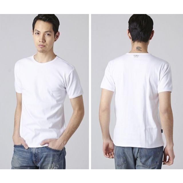 AVIREX(アヴィレックス)のAVIREX 半袖クルーネックTシャツ XL ホワイト 白 アヴィレックス新品 メンズのトップス(Tシャツ/カットソー(半袖/袖なし))の商品写真
