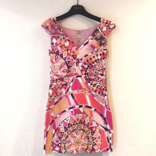 エミリオプッチ(EMILIO PUCCI)の【美品】エミリオプッチ♡ミニワンピース(ミニワンピース)