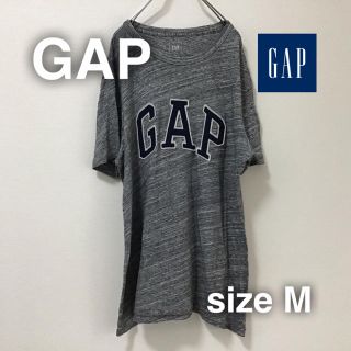 ギャップ(GAP)のGAP ギャップ　ワッペンロゴ　ビックロゴ　Tシャツ M 霜ふり(Tシャツ/カットソー(半袖/袖なし))