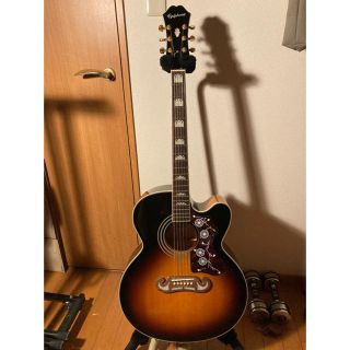 エピフォン(Epiphone)のEpiphone EJ200-SCE Vintage Sunverst(アコースティックギター)