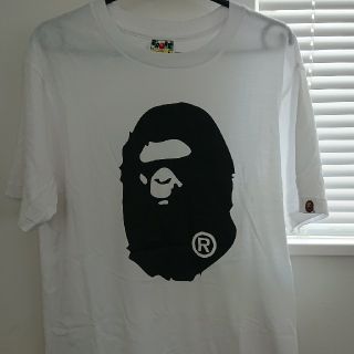 アベイシングエイプ(A BATHING APE)のアベイシングエイプ エイプヘッド Tシャツ ホワイト(Tシャツ/カットソー(半袖/袖なし))