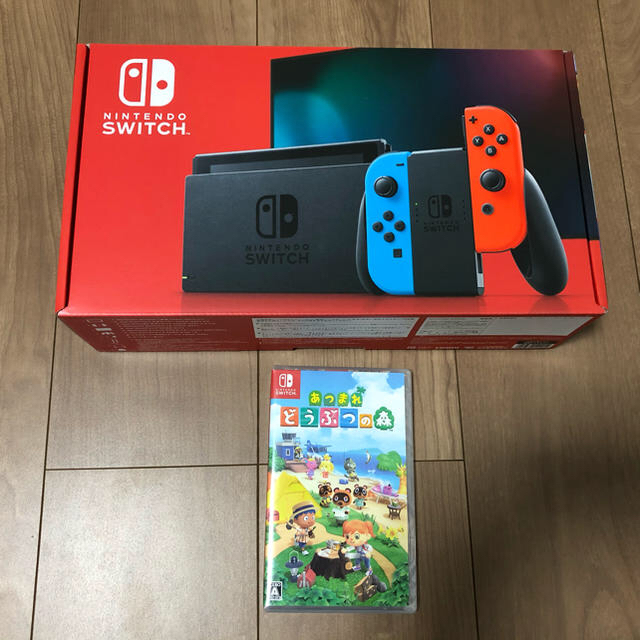 Nintendo Switch ネオン どうぶつの森セット