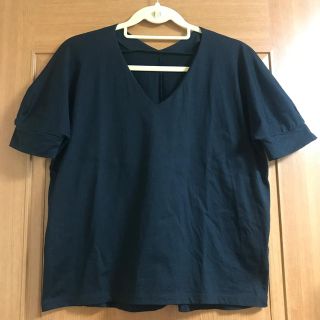 オペークドットクリップ(OPAQUE.CLIP)のOPAQUE VネックTシャツ　サイズM ★再値下げ★(Tシャツ(半袖/袖なし))