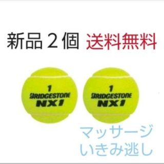 ブリヂストン(BRIDGESTONE)の硬式　テニスボール２個　新品未使用(ボール)