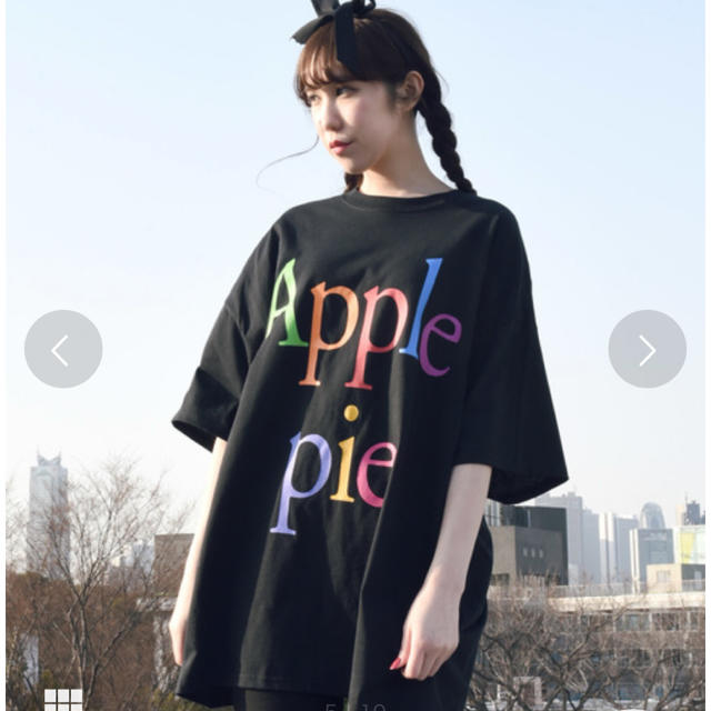 MILKBOY(ミルクボーイ)のMILKBOY Apple pie Tシャツ　ブラック　ミルクボーイ   メンズのトップス(Tシャツ/カットソー(半袖/袖なし))の商品写真