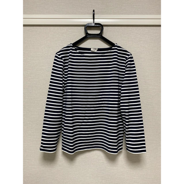 celine(セリーヌ)の【とぅら様専用】セリーヌ 19SS ボーダー カットソーSネイビー ボートネック メンズのトップス(Tシャツ/カットソー(七分/長袖))の商品写真