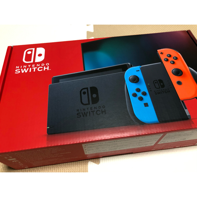 ほぼ新品 Nintendo Switch 本体ネオンブルー