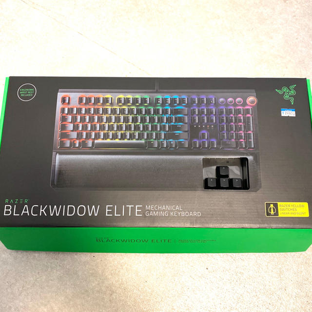 Razer BlackWidow Elite黄色　使用僅か　ゲーミングキーボードPC周辺機器