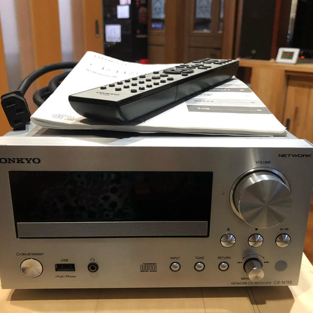 ONKYO(オンキヨー)の音響CR-N755 スマホ/家電/カメラのオーディオ機器(アンプ)の商品写真