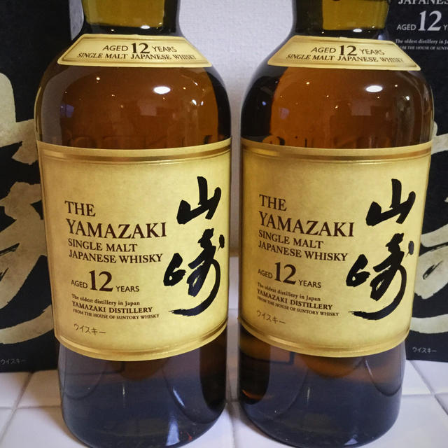 山崎12年 700ml  化粧箱付き  (2本セット)