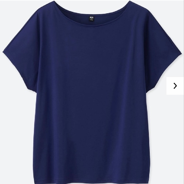 UNIQLO(ユニクロ)のドレープクルーネックT レディースのトップス(Tシャツ(半袖/袖なし))の商品写真