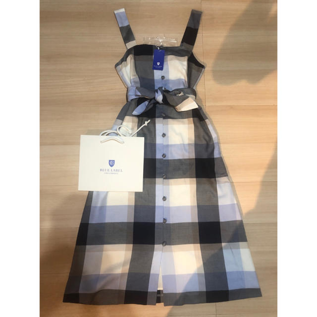 BURBERRY BLUE LABEL(バーバリーブルーレーベル)の新品★ブルーレーベル クレストブリッジ  チェックワンピース　バーバリー レディースのワンピース(ロングワンピース/マキシワンピース)の商品写真