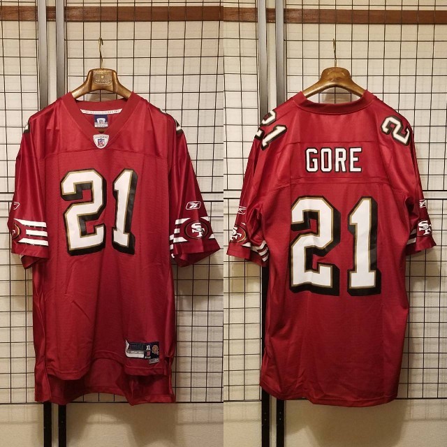 Reebok(リーボック)のReebok NFL 49ers Gore 21 ユニフォーム/半袖ゲームシャツ スポーツ/アウトドアのスポーツ/アウトドア その他(アメリカンフットボール)の商品写真