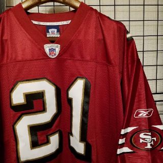 リーボック(Reebok)のReebok NFL 49ers Gore 21 ユニフォーム/半袖ゲームシャツ(アメリカンフットボール)