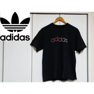 アディダス(adidas)の【adidas】アディダス★Tシャツ★ビックロゴ、ピンクグラデーション(Tシャツ/カットソー(半袖/袖なし))