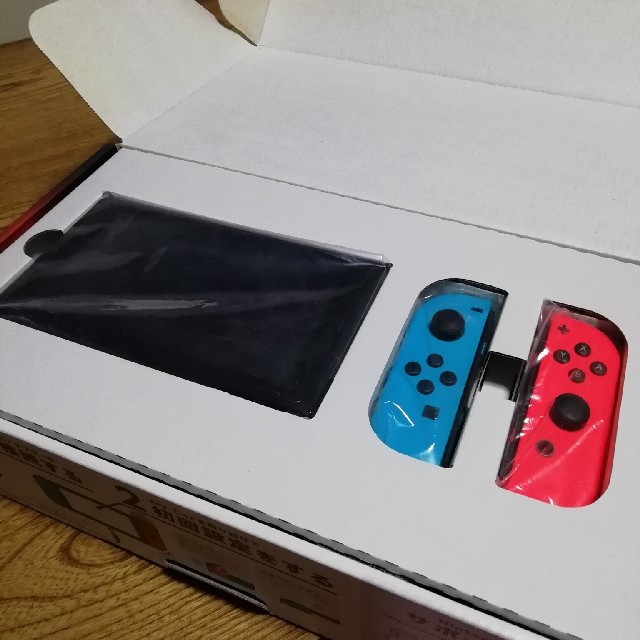 NINTENDO SWITCH 箱、付属品完品 - 家庭用ゲーム機本体