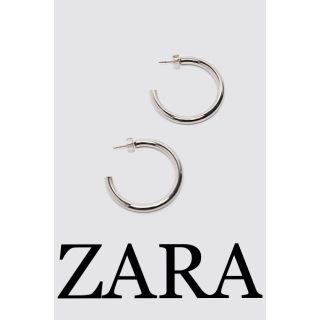 ザラ(ZARA)のZARA シルバーフープピアス(ピアス)