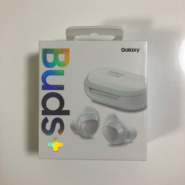 Galaxy(ギャラクシー)のGalaxy Buds+ ホワイト ワイヤレスイヤホン スマホ/家電/カメラのオーディオ機器(ヘッドフォン/イヤフォン)の商品写真