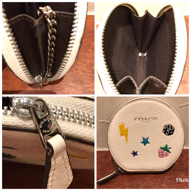 COACH(コーチ)のCOACH コーチ　小銭入れ　コインケース　ウォレットチェーン　超美品 レディースのファッション小物(コインケース)の商品写真