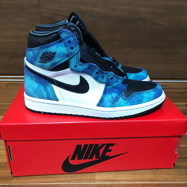 24cm NIKE  AIR JORDAN 1 Tie-Dye AJ1