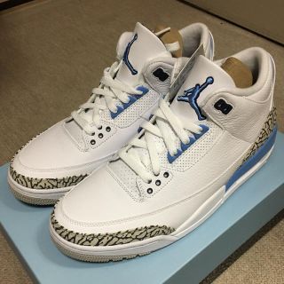 ナイキ(NIKE)のNIKE AIR JORDAN 3 RETRO UNC(スニーカー)