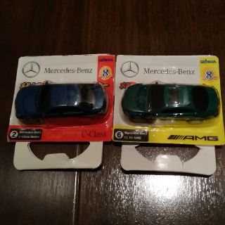 メルセデスベンツ　プルバックカー　二種(ミニカー)