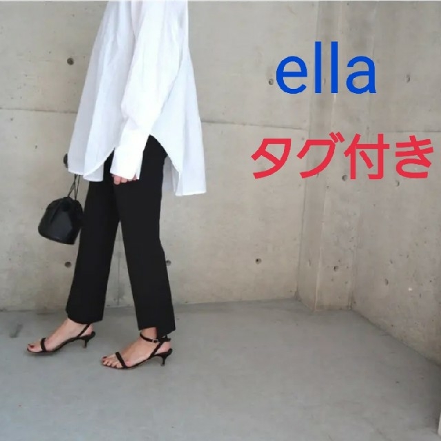 ella_selectshop パンツ asymmetry slit pants