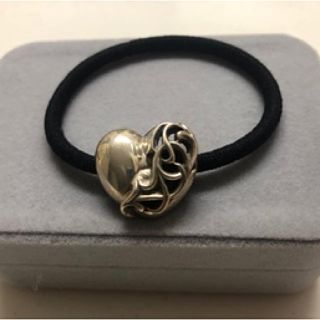 クロムハーツ(Chrome Hearts)の【正規品】Chrome Hearts クロムハーツ　ハート　ヘアゴム(ブレスレット)