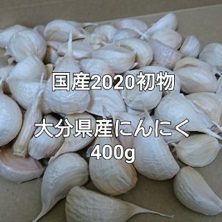 400g(60粒前後) 乾燥済み 令和2年度 初物 大分県産 にんにく(野菜)