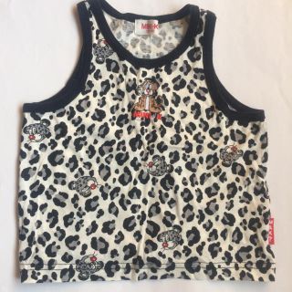 ミニケー(MINI-K)のMINI-K タンクトップ ヒョウ柄 110cm(Tシャツ/カットソー)