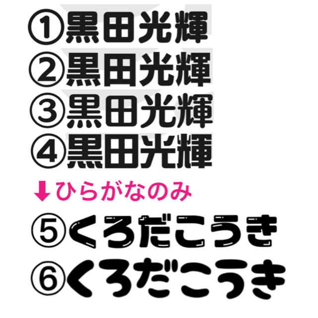 うちわ屋さん うちわ文字 オーダーご希望の方はこちらをご覧ください の通販 By ゆ S Shop ラクマ