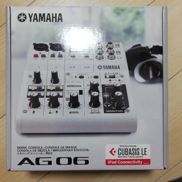 ヤマハ(ヤマハ)のYAMAHA AG06 楽器のDTM/DAW(オーディオインターフェイス)の商品写真