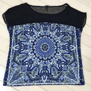 ザラ(ZARA)のzara 夏用 シースルートップス(シャツ/ブラウス(半袖/袖なし))