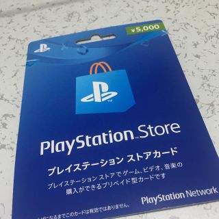 プレイステーション4(PlayStation4)のストア 5000 PS4 プレステ カード(家庭用ゲームソフト)