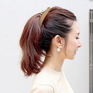 専用 フランスラックス バナナクリップバレッタ/ヘアクリップ