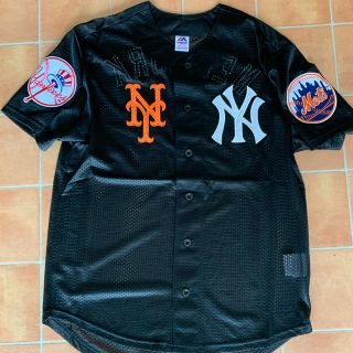 マジェスティック(Majestic)のMajestic Yankees×Metsベースボールシャツ(シャツ)