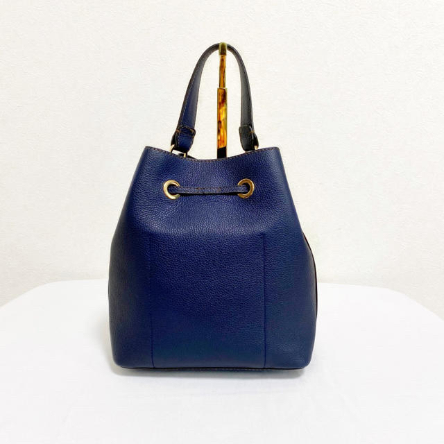 Furla - 【廃盤】FURLA コスタンザ 2way バッグ レディース ネイビー 巾着の通販 by 古着 used KOTONOHA