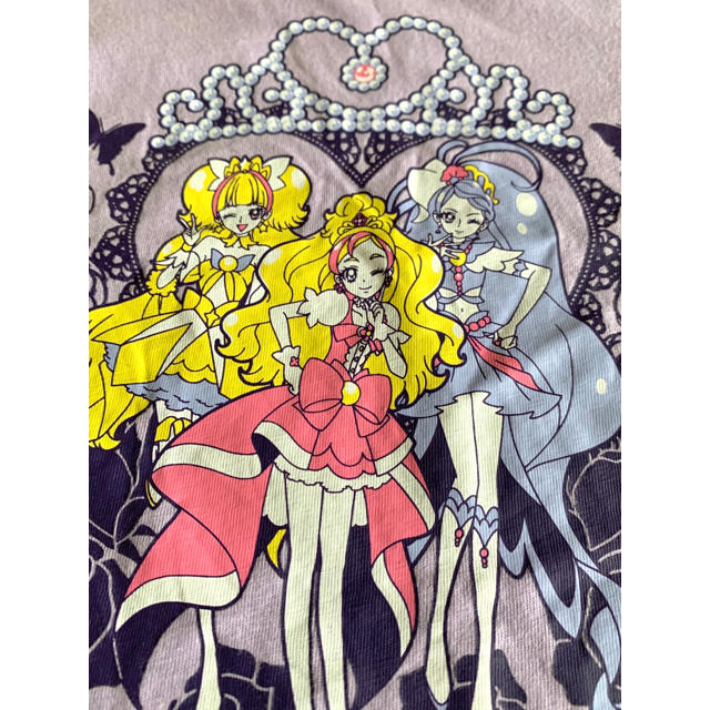 BANDAI(バンダイ)のバンダイ　プリキュア　パジャマ　100  Tシャツ　2枚　レギンス キッズ/ベビー/マタニティのキッズ服女の子用(90cm~)(パジャマ)の商品写真