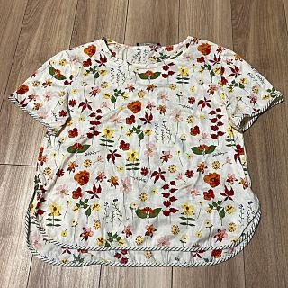 マックスマーラ(Max Mara)のマックスマーラーmaxmara 花柄Tシャツ カットソー ブラウス(カットソー(半袖/袖なし))