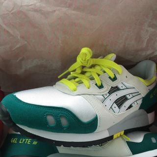 アシックス(asics)のアシックス　ゲルライト3 復刻　黄緑　asics GEL-LYTEⅢ OG 26(スニーカー)