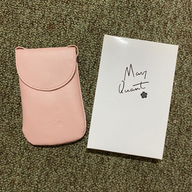 MARY QUANT(マリークワント)のマリークワント 新品未使用 レザーポシェット レディースのファッション小物(その他)の商品写真