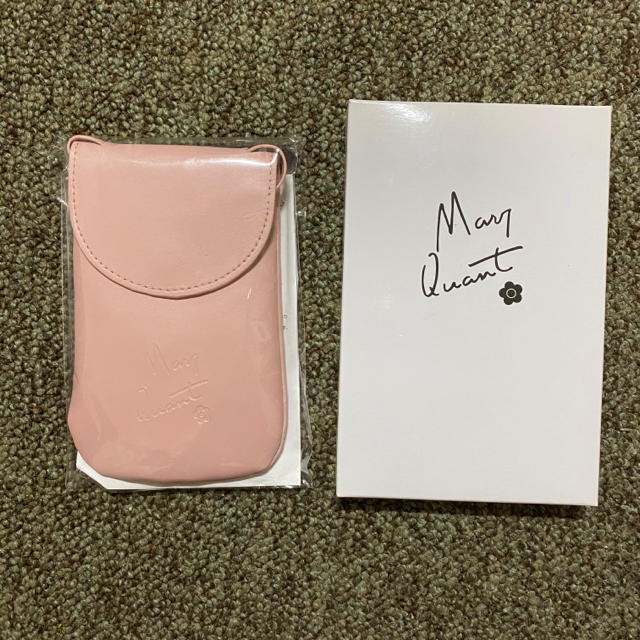 MARY QUANT(マリークワント)のマリークワント 新品未使用 レザーポシェット レディースのファッション小物(その他)の商品写真