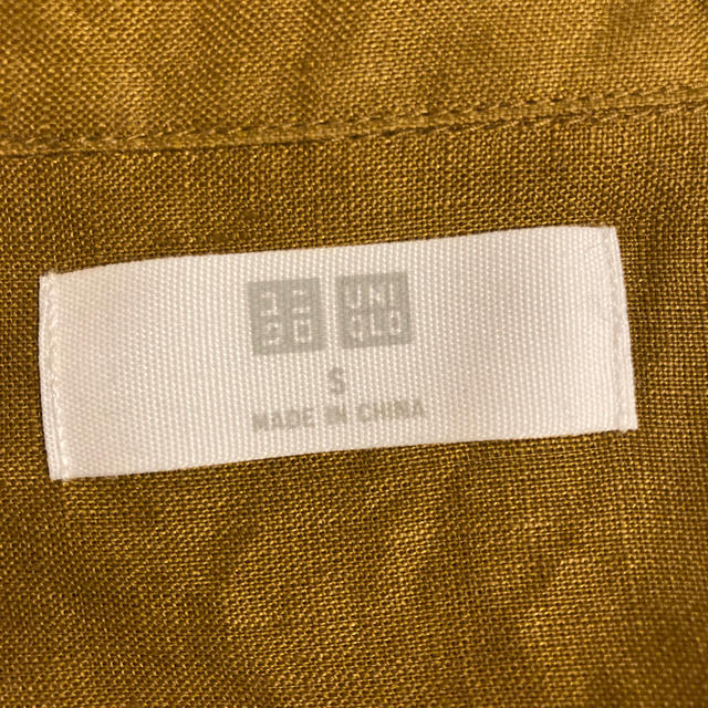 UNIQLO(ユニクロ)のUNIQLO リネンシャツ　Sサイズ レディースのトップス(シャツ/ブラウス(長袖/七分))の商品写真