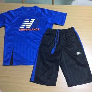 ニューバランス(New Balance)のニューバランス　new balance 上下　130 半袖　サッカー　スポーツ(ウェア)