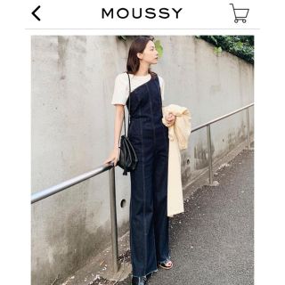 マウジー(moussy)の今季新作♡MOUSSY ONE SHOULDER DENIM JUMP SUIT(オールインワン)