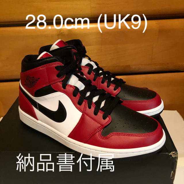 Nike Air Jordan 1 mid "Chicago black toe靴/シューズ