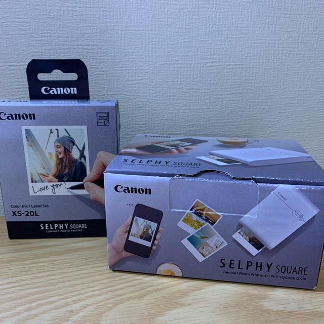 Canon(キヤノン)のCanon SELPHY SQUARE QX10 ホワイト　ラベルセット スマホ/家電/カメラの生活家電(その他)の商品写真