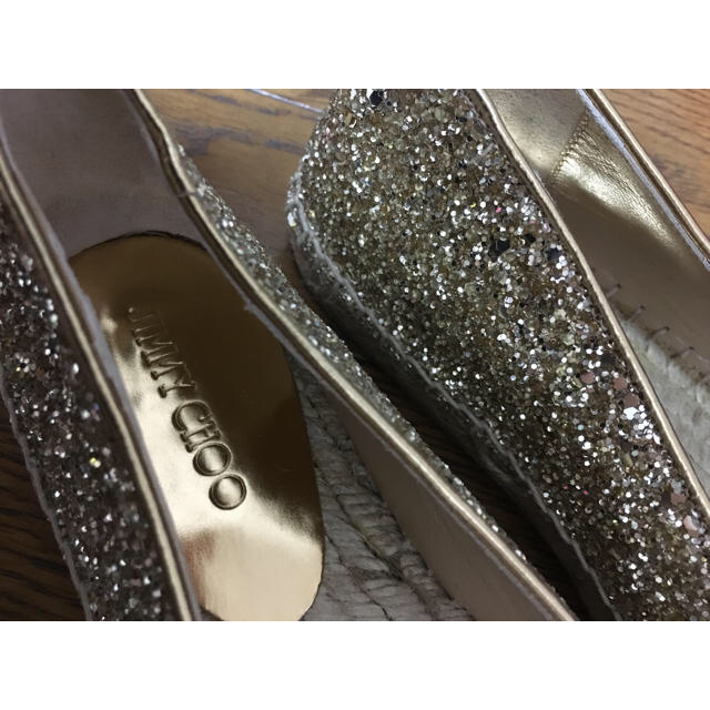 JIMMY CHOO(ジミーチュウ)のJIMMY CHOO スパンコール靴 レディースの靴/シューズ(その他)の商品写真