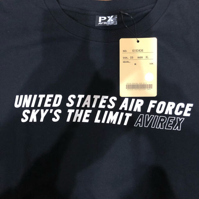 AVIREX(アヴィレックス)のAVIREX Tシャツ バックプリント　USAF  新品タグ付き　最終値下げ メンズのトップス(Tシャツ/カットソー(半袖/袖なし))の商品写真